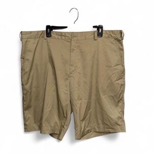 Nike Golf Men’s Dri-Fit Khaki Brown Chino Golf Preppy Shorts Waist Size 42